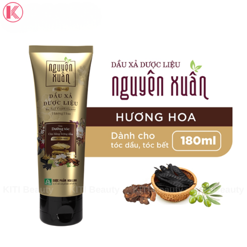 Dầu Xả Dược Liệu Nguyên Xuân Dưỡng Tóc Mềm Mượt, Phục Hồi Hư Tổn 180ml